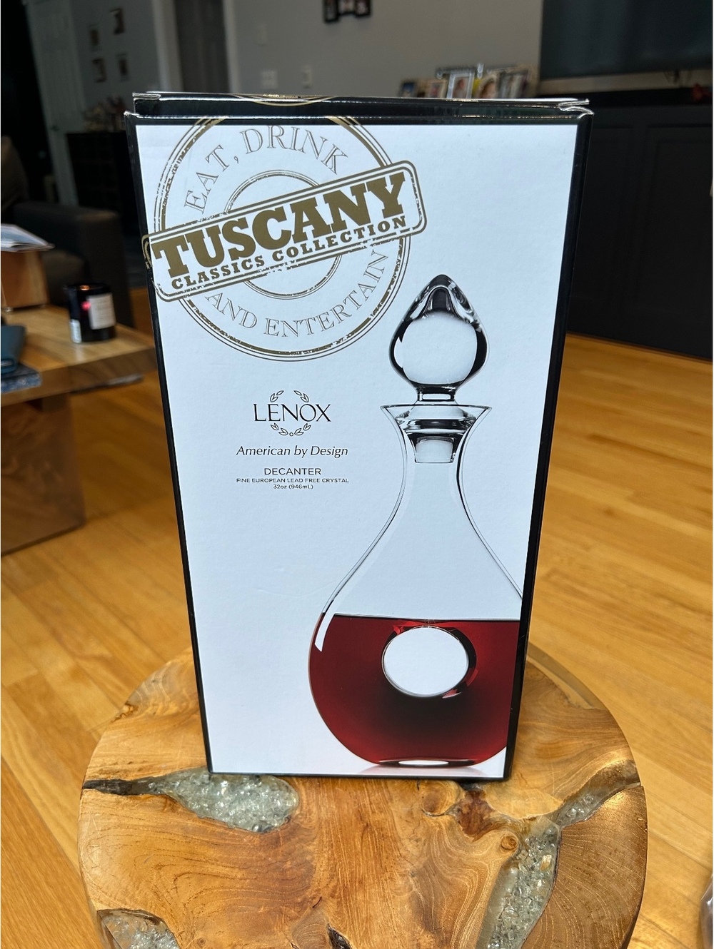 Lenox Tuscany Classics Collection Crystal Decanter 32oz New In Box